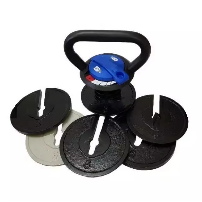 Home Gym Set - DUTRIEUX Ayarlanabilir Yuvarlak Krom Dambıl Kettlebell