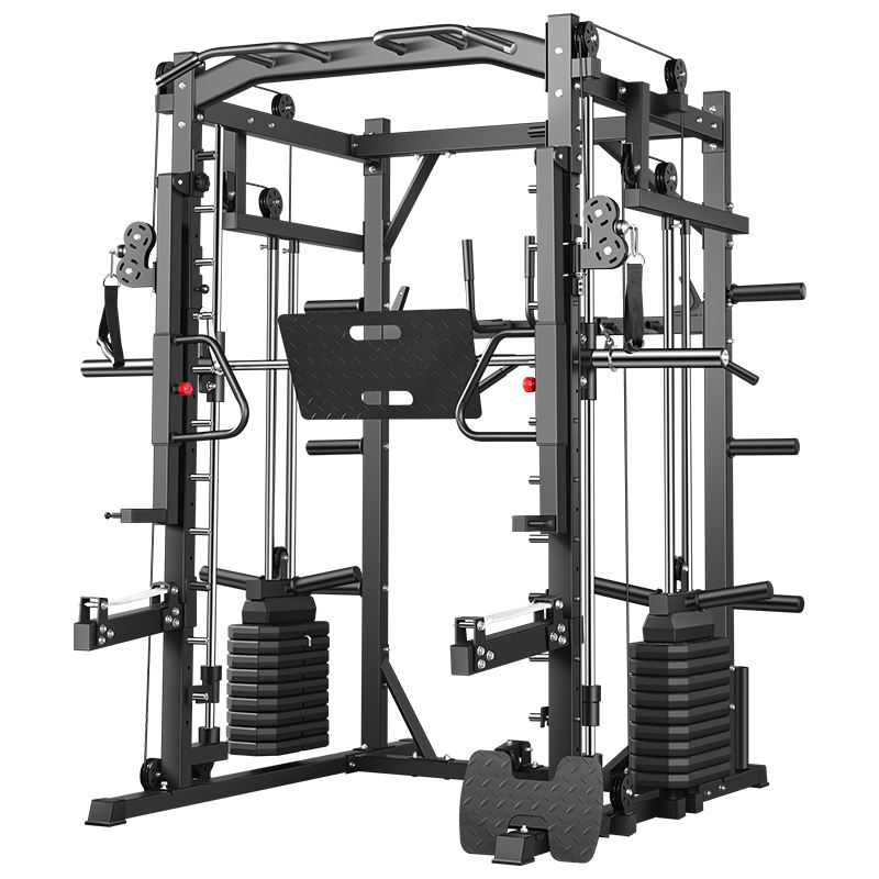 Home Gym Setup - Smith Makinesi Kapsamlı Antrenman Güç Rafı
