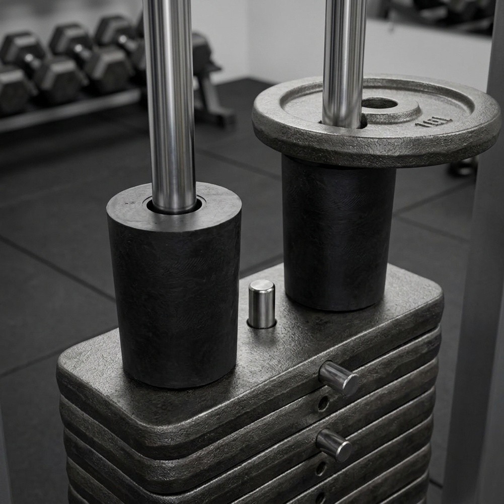 Home Gym Guide - 20mm Kauçuk Manşonlar (2'li Paket) Ağırlık