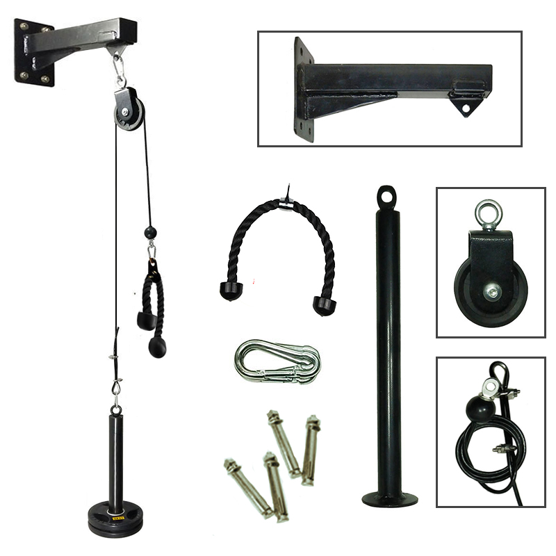 Spor salonu duvara monte spor  - Home Gym Cable Pulley System incelemesi ve fiyatı