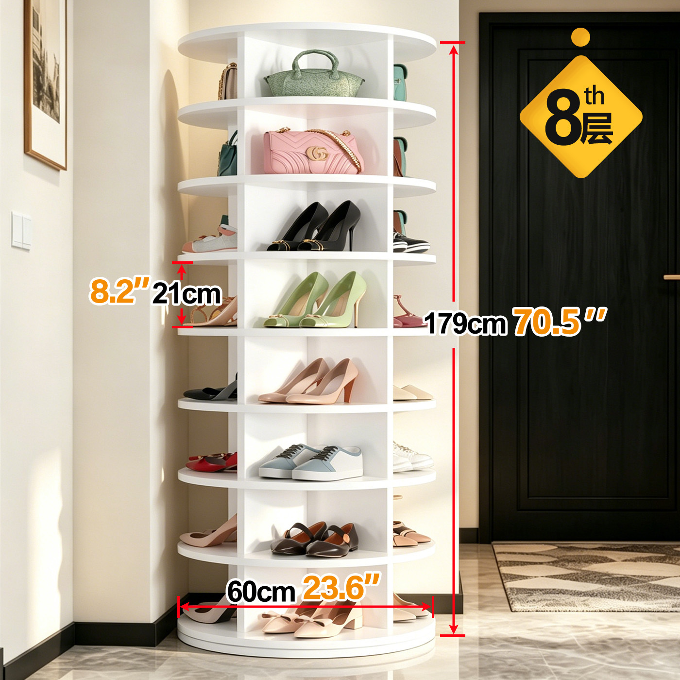 360 Derece Dönen Modern Ayakka - Home Gym Furniture incelemesi ve fiyatı