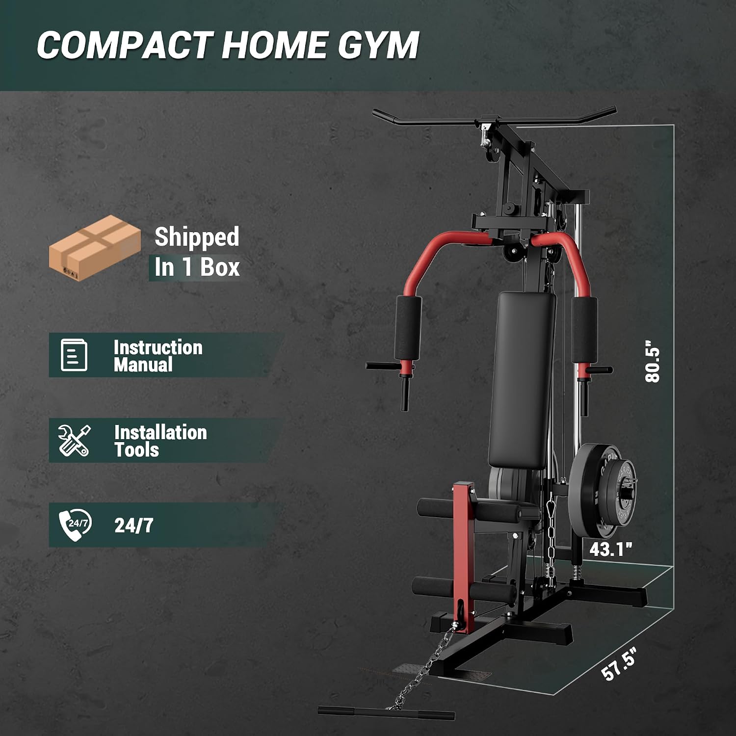 LAT Pulldown, Göğüs Pres, Baca - Home Gym Lat Pulldown incelemesi ve fiyatı