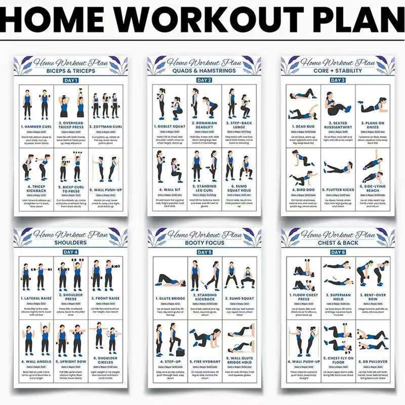 Egzersiz Posteri 6 Parça Tam V - Home Gym Guide incelemesi ve fiyatı