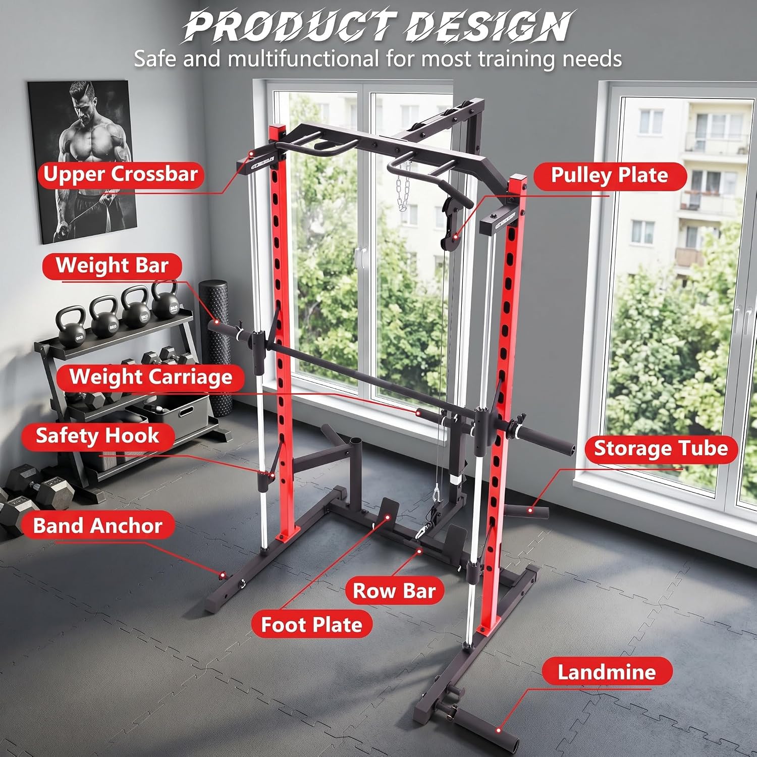 Hepsi Bir Arada Smith Makinesi - Home Gym Lat Pulldown incelemesi ve fiyatı