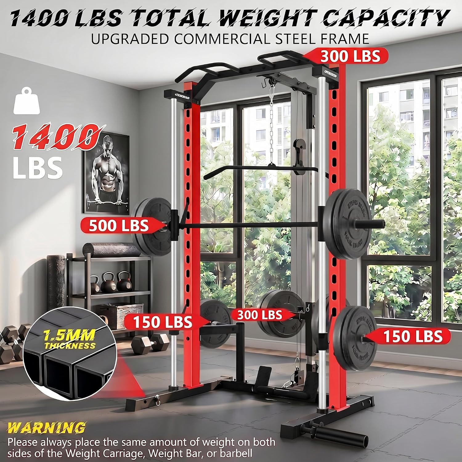 Hepsi Bir Arada Smith Makinesi - Home Gym Lat Pulldown incelemesi ve fiyatı